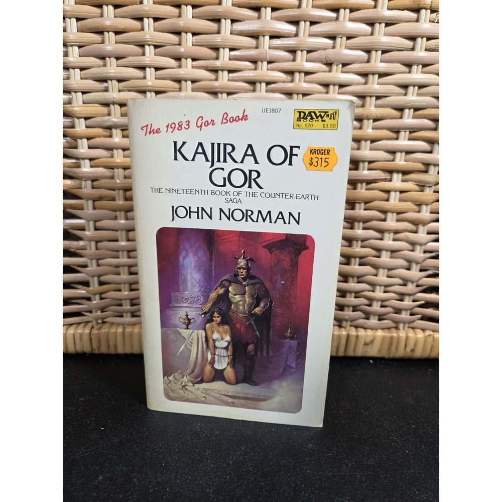 Kajira of Gor by John‎ Norman 1983 DAW 520 1st Printing PB Vintage Fantasy VG+